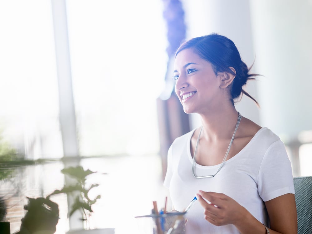 Woman Smiling 